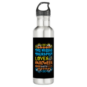 This Massage Therapist Loves 31st Oct Halloween 710 Ml Water Bottle