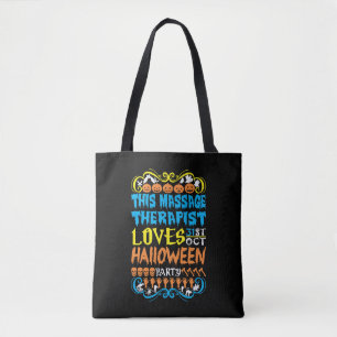 This Massage Therapist Loves 31st Oct Halloween Tote Bag