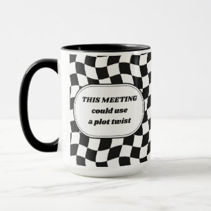 This Meeting Could Use a Plot Twist Funny Office Mug