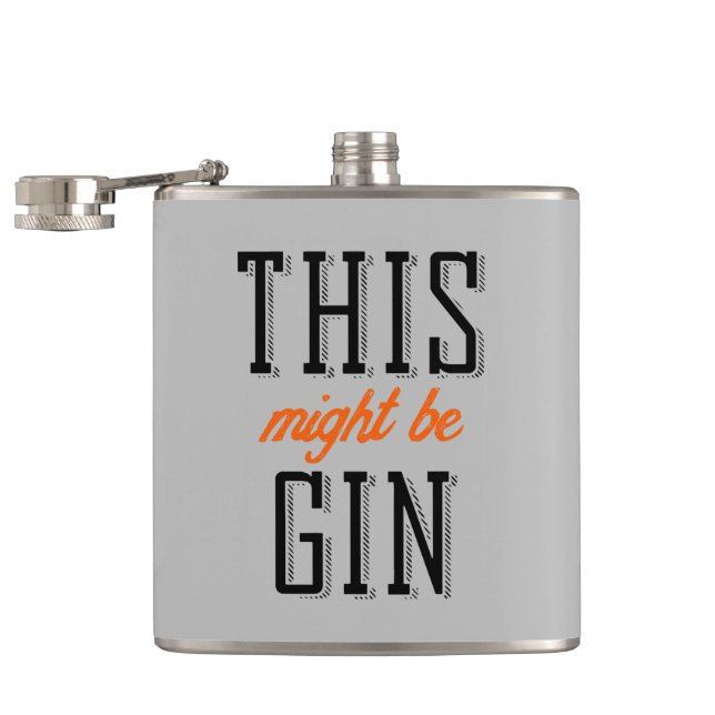 This might be gin hip flask (Opened)