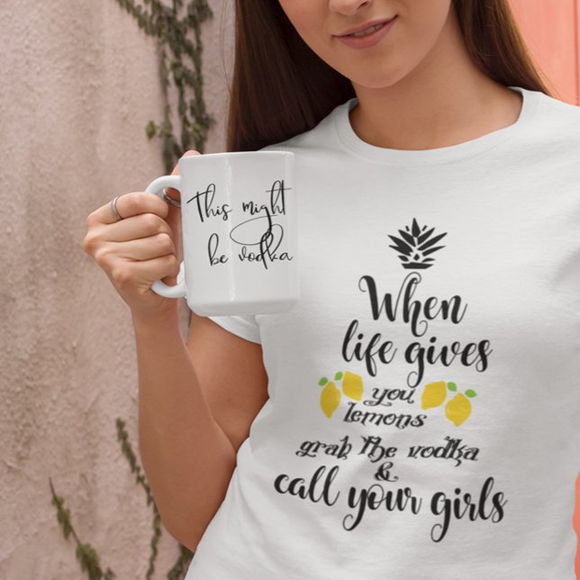 This Might Be Vodka Coffee Mug Handwritten Script (Creator Uploaded)