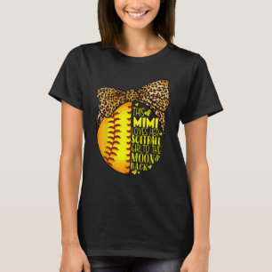 This Mimi Loves Her Softball Girl Mother'S Day Leo T-Shirt
