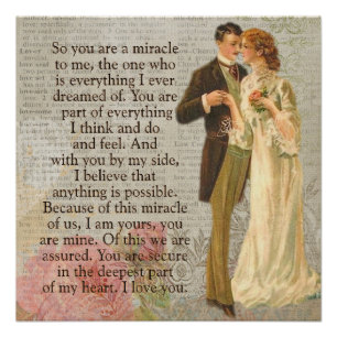 This Miracle of Us -- art poster romance