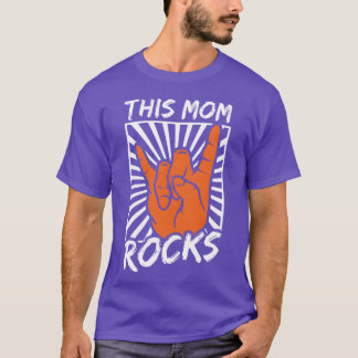 This Mom Rocks Best Mom Mother Rock And Roll frien T-Shirt