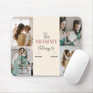 "This Mommy Belongs To" Custom Photo Mousepad