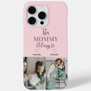"This Mommy Belongs To" Custom Photo Phone Case