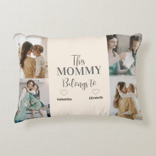 This Mommy Belongs To – Personalized Accent Pillow