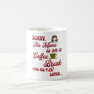 This Moms on a Coffee Break Cute Mother's Day Gift Mug