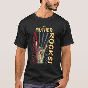 This Mother Rocks Vintage Retro Concert 70S 80S Fu T-Shirt