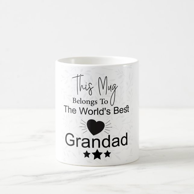 This Mug Belongs To The World's Best Grandad Mug (Center)