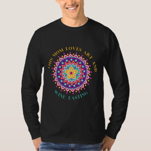This Mum Loves And Wine Tasting Mother S Day For M T-Shirt