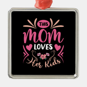 This Mum Loves Her Kid Metal Tree Decoration