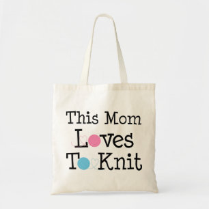 This Mum Loves To Knit Tote Bag