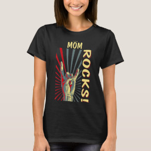 This Mum Rocks Vintage Retro Concert 70s 80s Funny T-Shirt