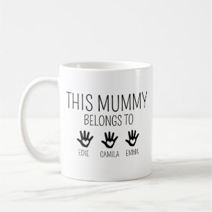 This Mummy Belongs, Custom Mama mug, Personalised Coffee Mug
