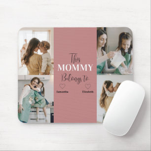 "This Mummy Belongs To" Custom Photo Mousepad