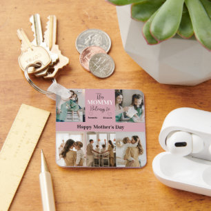 This Mummy Belongs To – Personalised Photo Key Ring