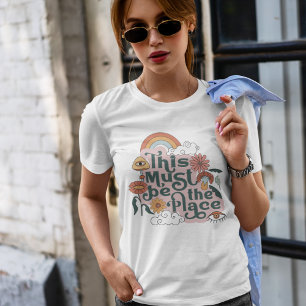 This Must Be The Place Boho Floral T-Shirt