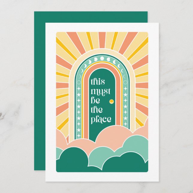 this must be the place housewarming (Front/Back)