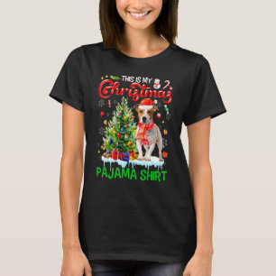 This My Christmas Pajama Jack Russell Scarf Sant T-Shirt