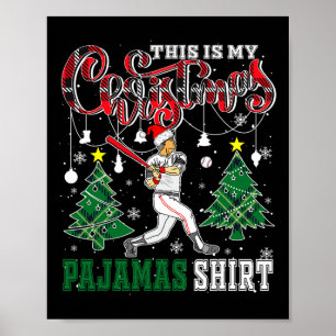 This My Christmas Pajama Shirt Funny Santa Sell Pl Poster