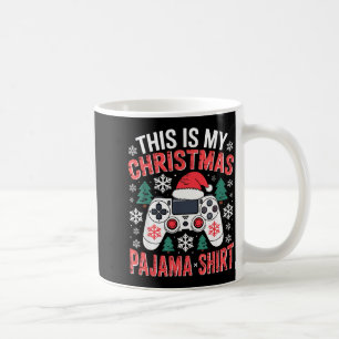 This My Christmas Pajama Shirt Gaming Xmas Men Boy Coffee Mug