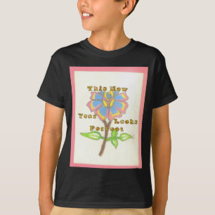 This New Year Looks Perfect Floral Text Art Print T-Shirt