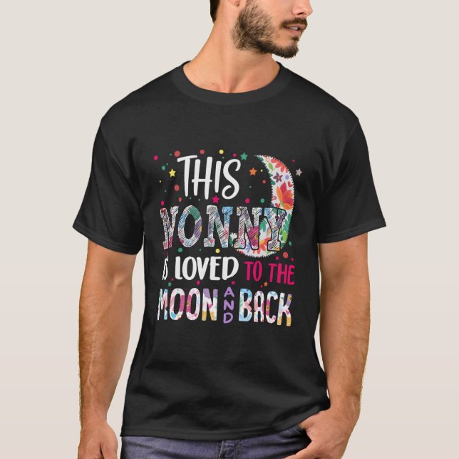 This Nonny Is Loved To The Moon And Back Gift Tee  (Front)