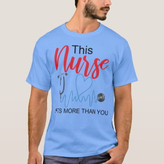 This Nurse Lifts Nursing Motivational Workout Gift T-Shirt