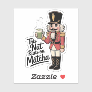 This Nut Is Running on Matcha Christmas Nutcracker