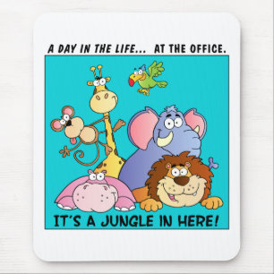 This Office is a Jungle Mouse Mat