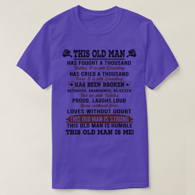 This Old Man T-Shirt (Design Front)