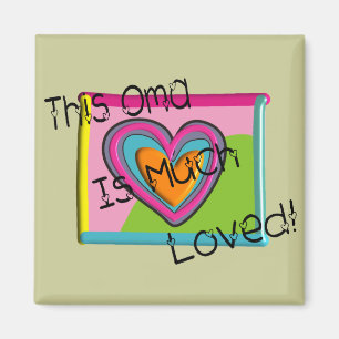 This OMA Much LOVED Magnet