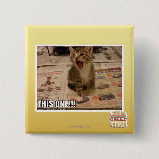 This one! 15 cm square badge (Front)