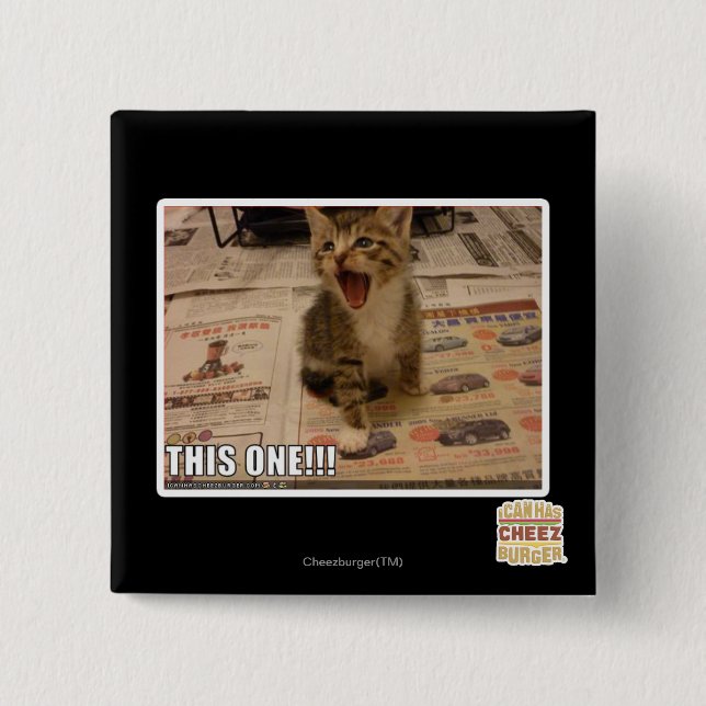 This one! 15 cm square badge (Front)