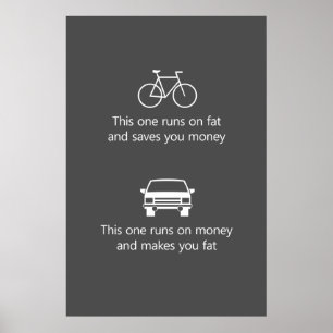 This one runs on fat and saves you money... poster