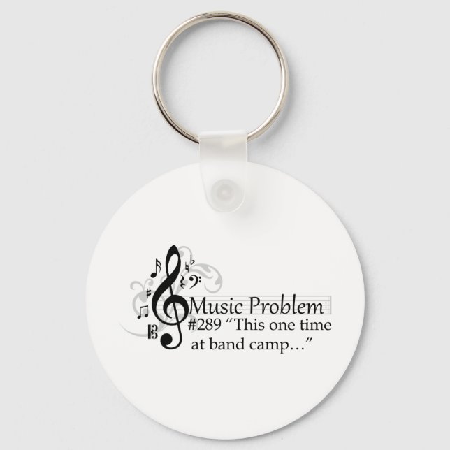 This one time at band camp... key ring (Front)
