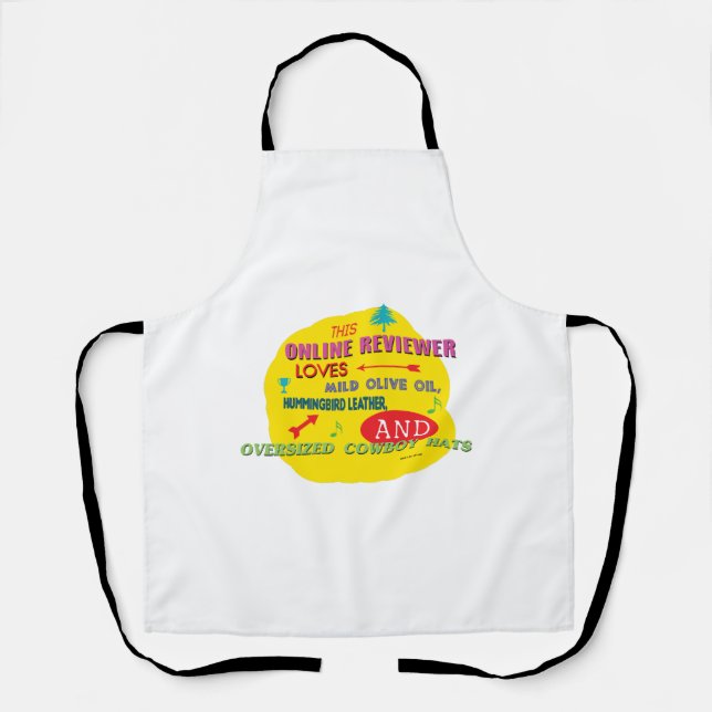 This Online Reviewer Loves Mild Olive Oil Hummingb Apron (Front)