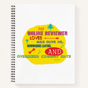 This Online Reviewer Loves Mild Olive Oil Hummingb Notebook