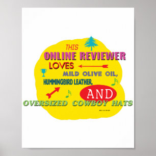 This Online Reviewer Loves Mild Olive Oil Hummingb Poster