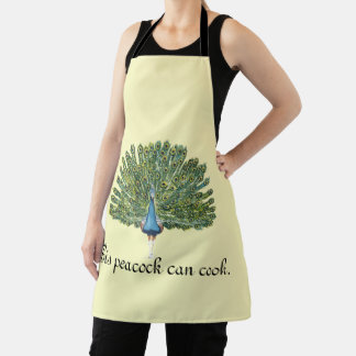 This Peacock Can Cook  Apron