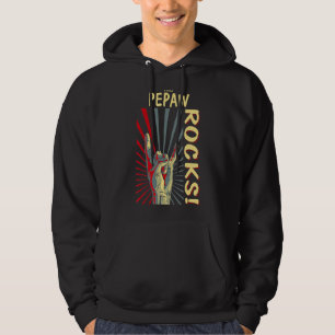 This Pepaw Rocks Vintage Retro Concert 70s 80s Fun Hoodie