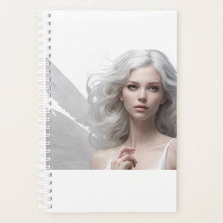 This Planner has a beautiful White Angel design.