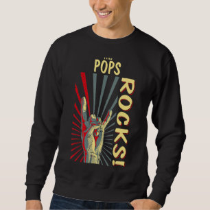 This Pops Rocks Vintage Retro Concert 70s 80s Funn Sweatshirt