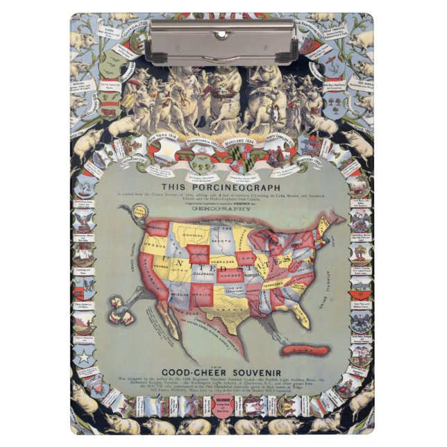 THIS PORCINEOGRAPH, c1876 Clipboard (Front)