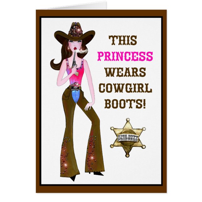 This Princess Wears Cowgirl Boots! (Front)