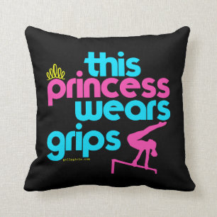 This Princess Wears Grips Gymnastics - Golly Girls Cushion