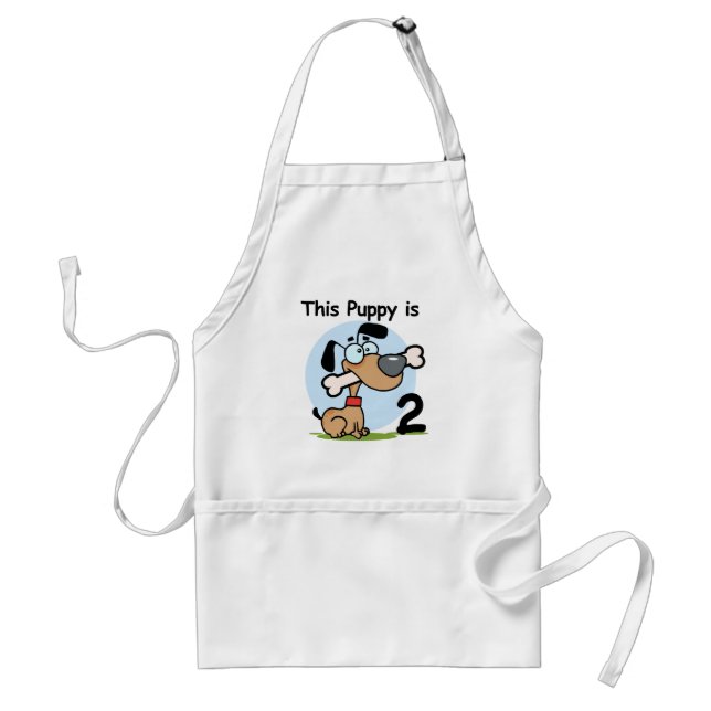 This Puppy 2nd Birthday T shirts and Gifts Standard Apron (Front)