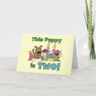 This Puppy is Two Tshirts and Gifts Card