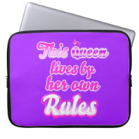 This queen lives by her own rules Electronics Bag